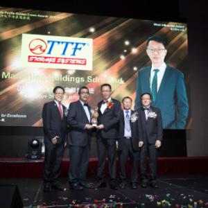 TTF荣获2016年亚太金冠奖
